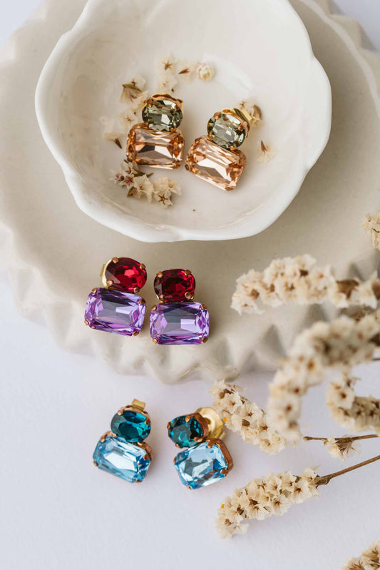 Orecchini Confetti - celeste