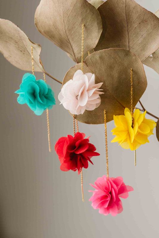 Mono orecchino Flower saliscendi