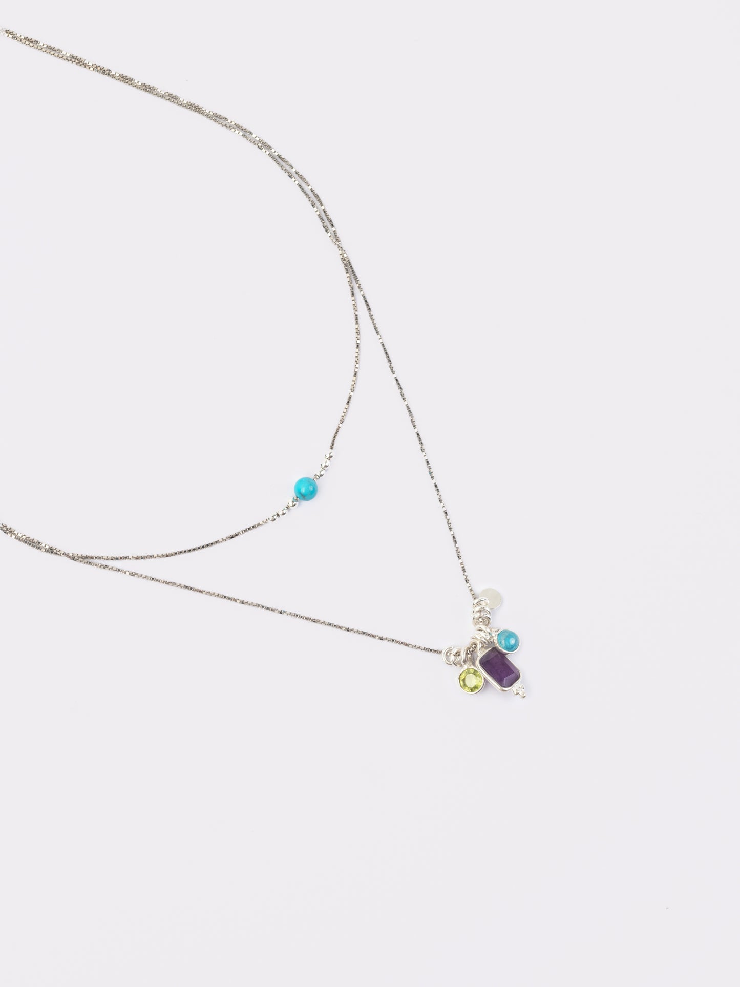 Collana Argento Smile multicolor