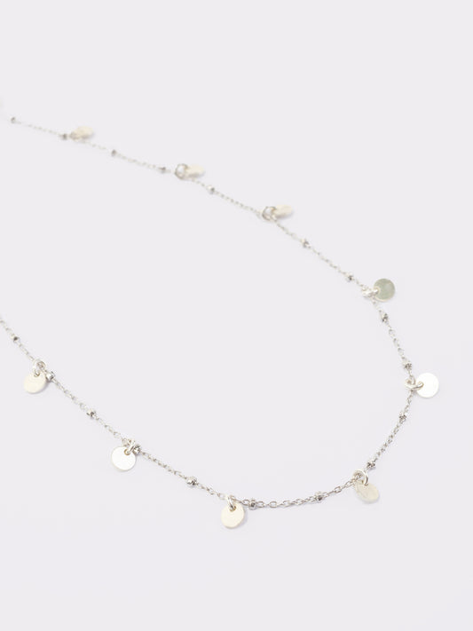 Cavigliera in argento con ciondoli