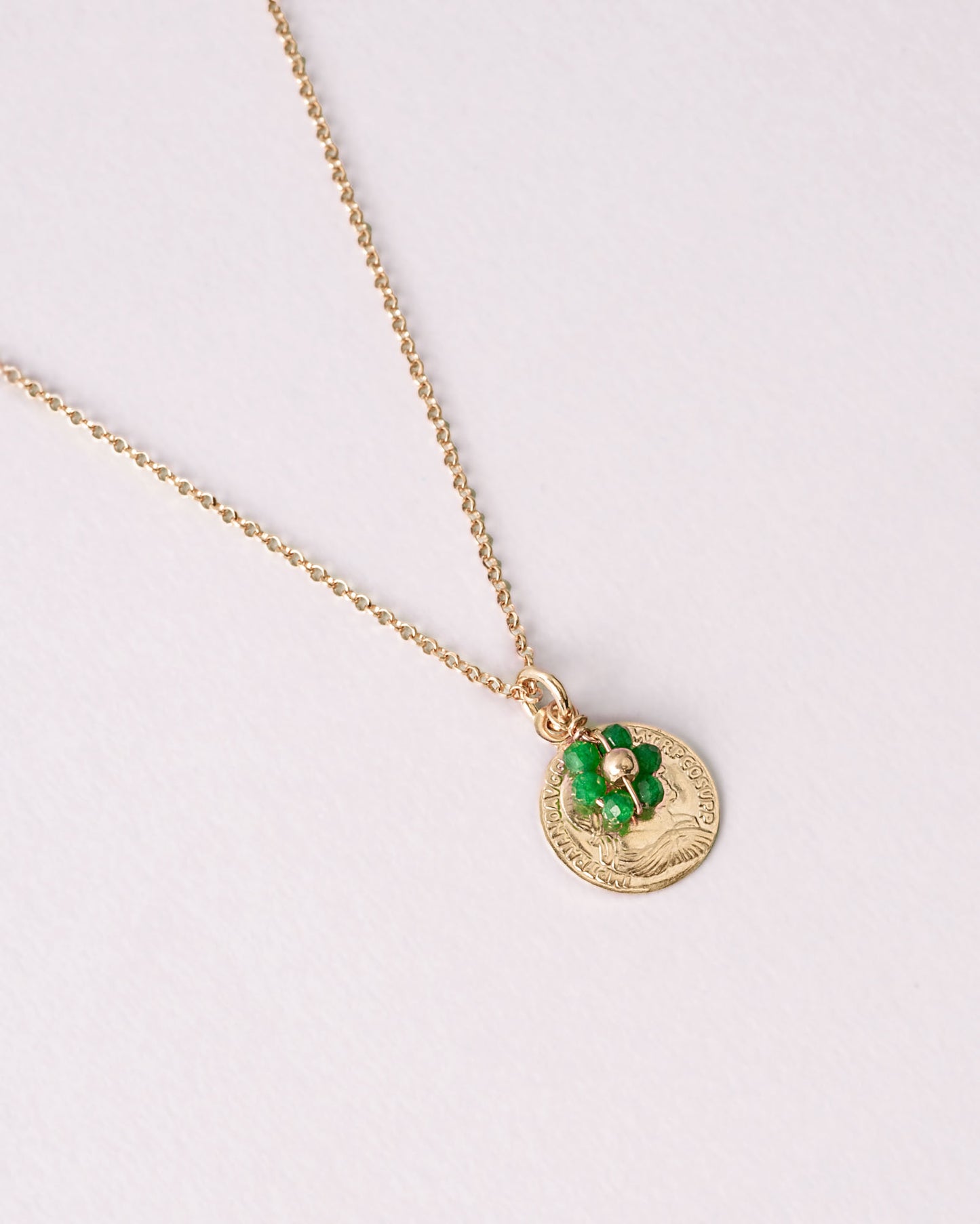 Collana Denario Argento placcato oro