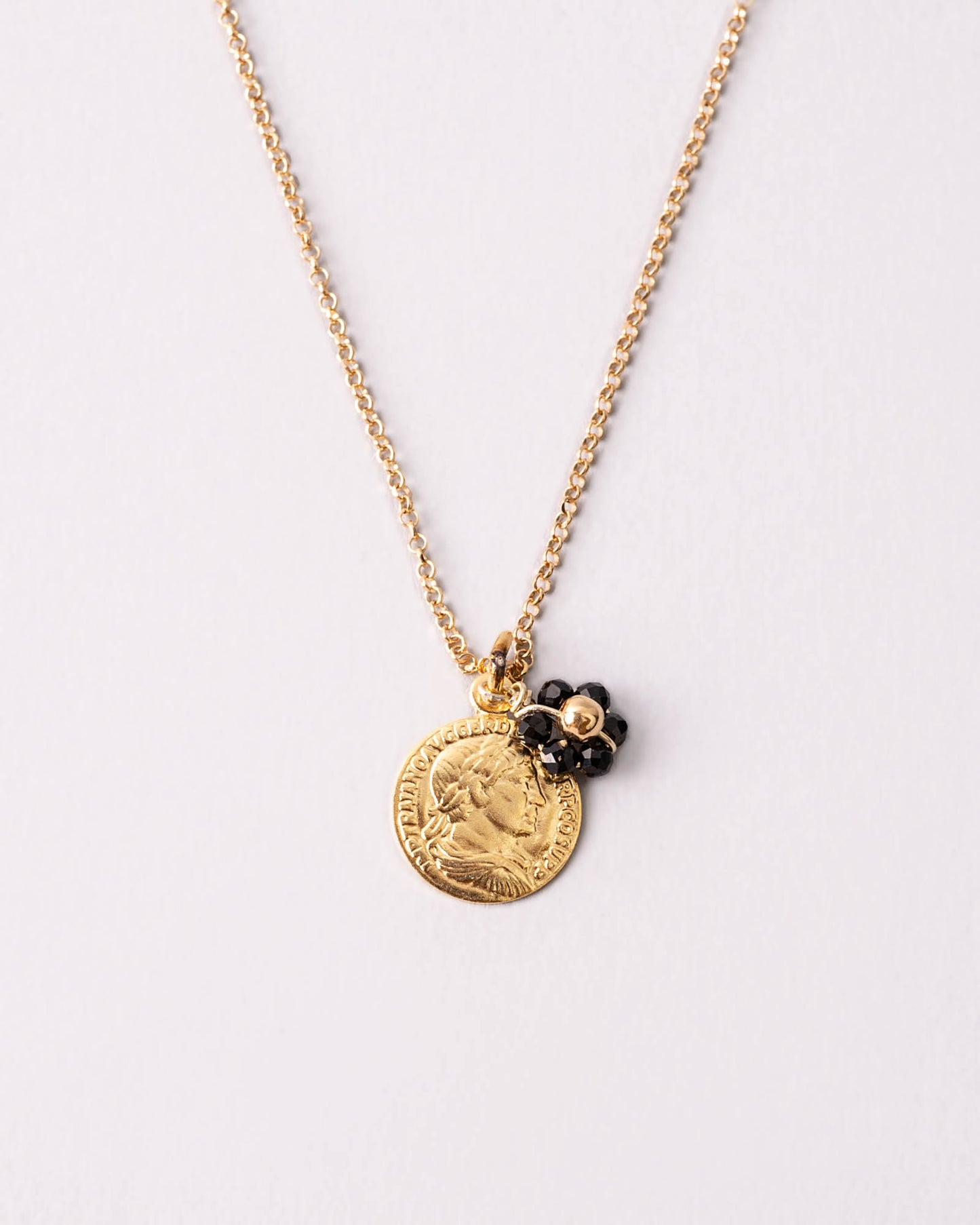 Collana Denario Argento placcato oro