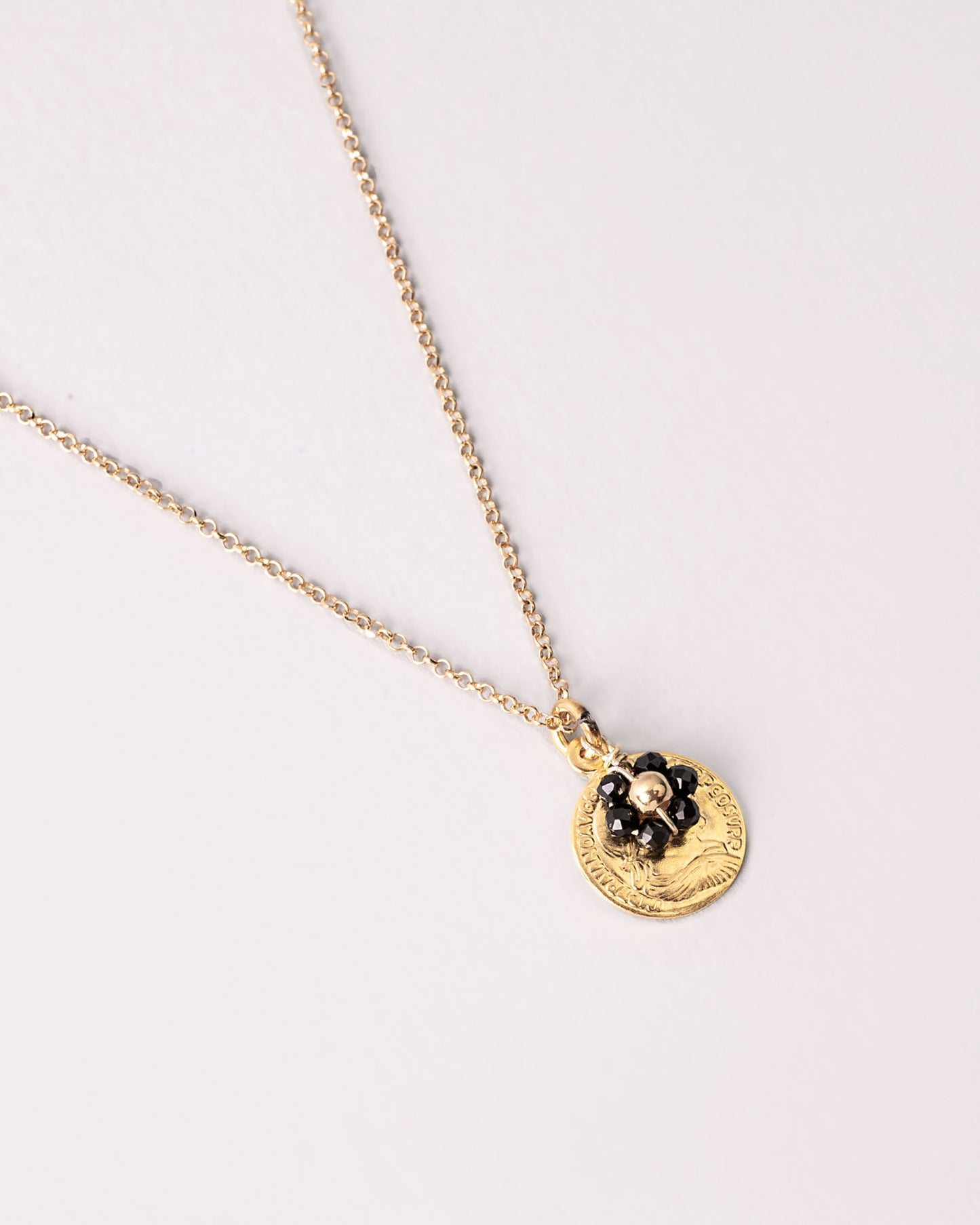 Collana Denario Argento placcato oro