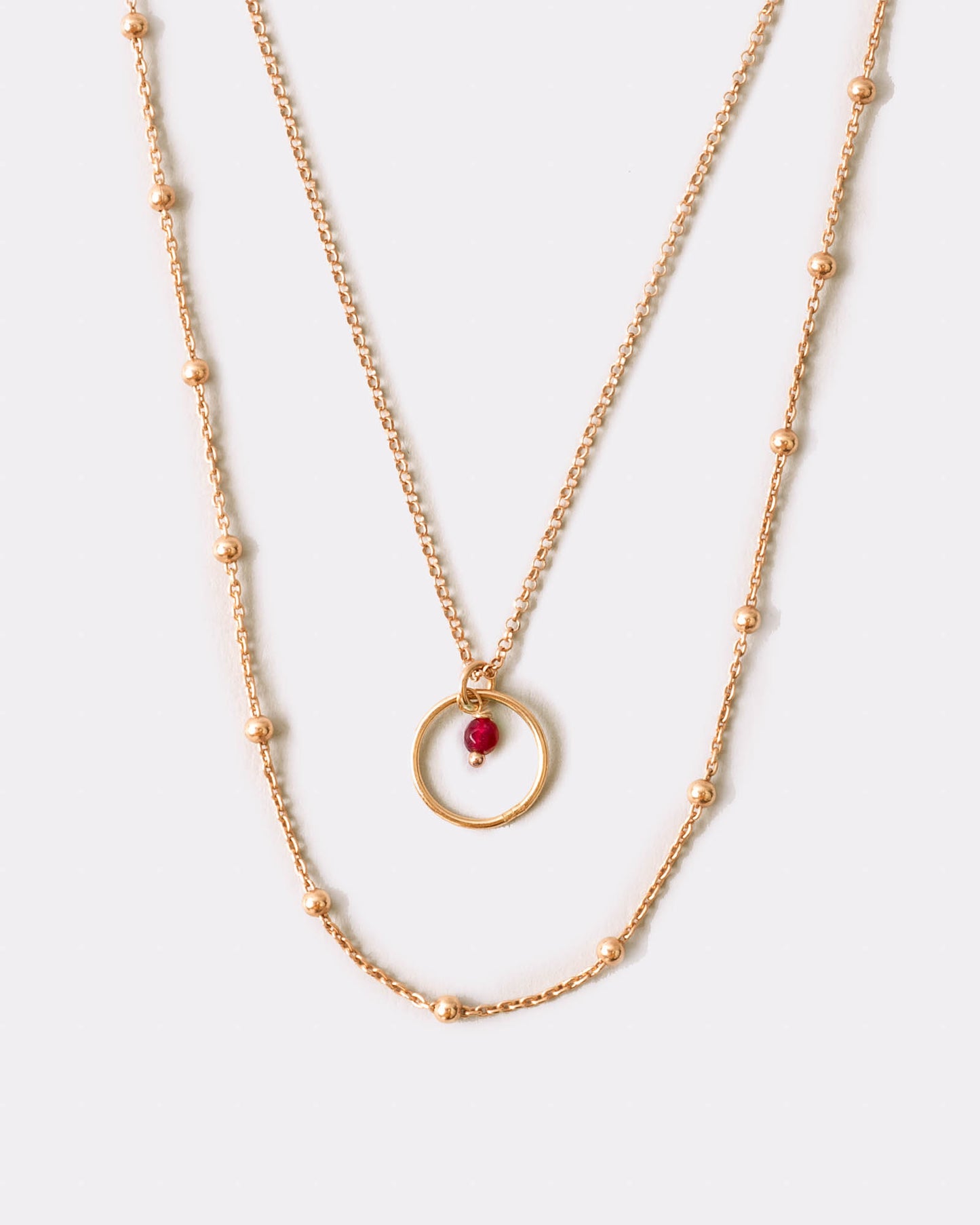 Collana Saturno Argento placcato oro