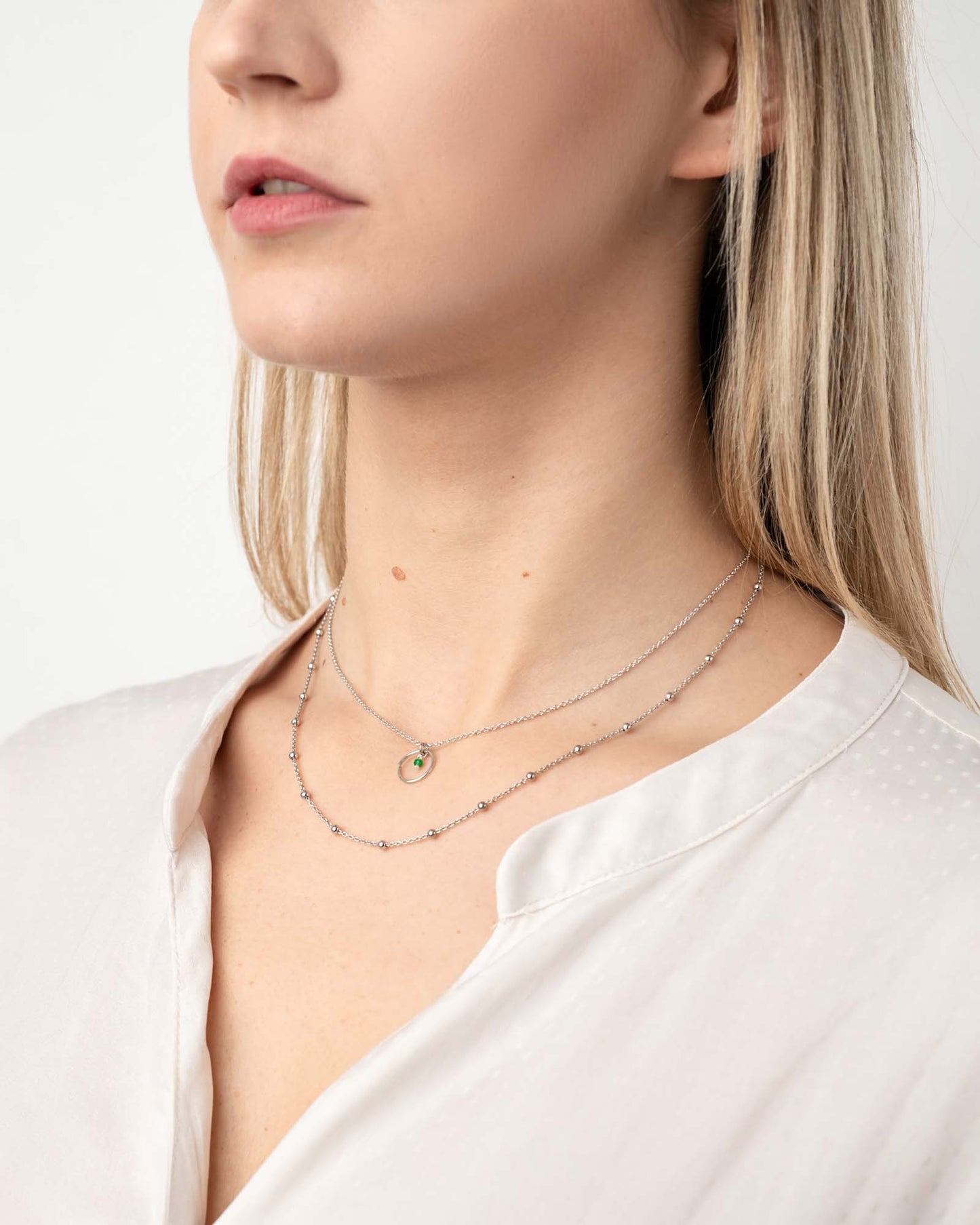 Collana Saturno Argento