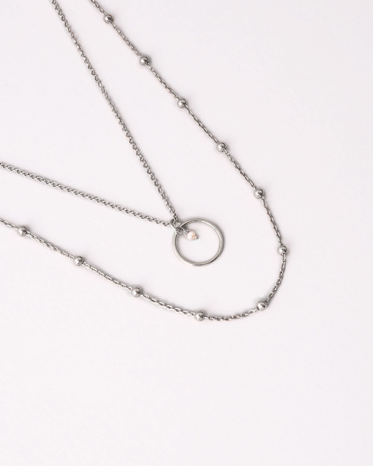 Collana Saturno Argento