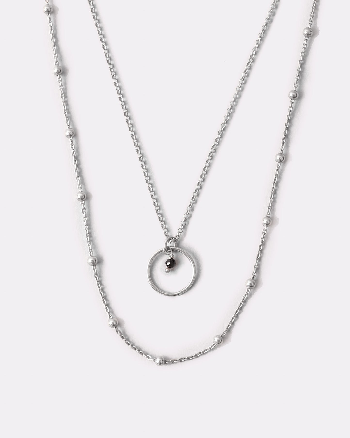Collana Saturno Argento