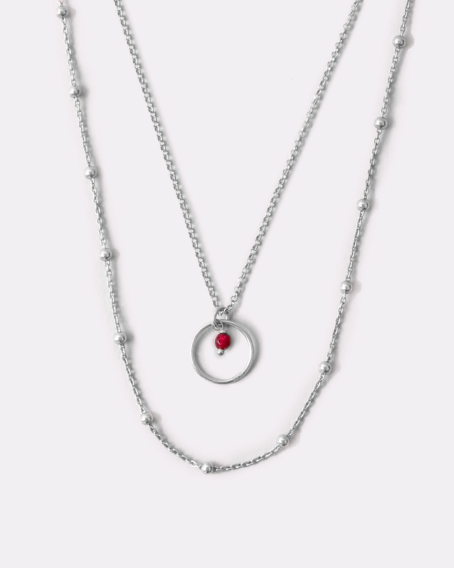 Collana Saturno Argento