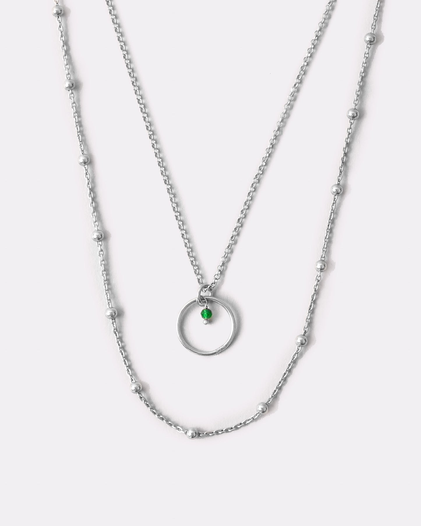 Collana Saturno Argento