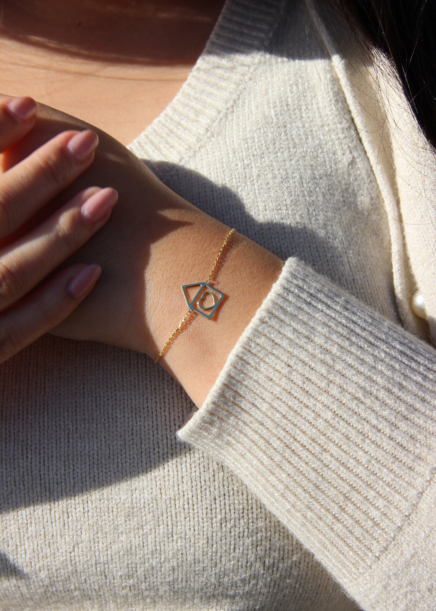 Bracciale Casetta oro 9kt