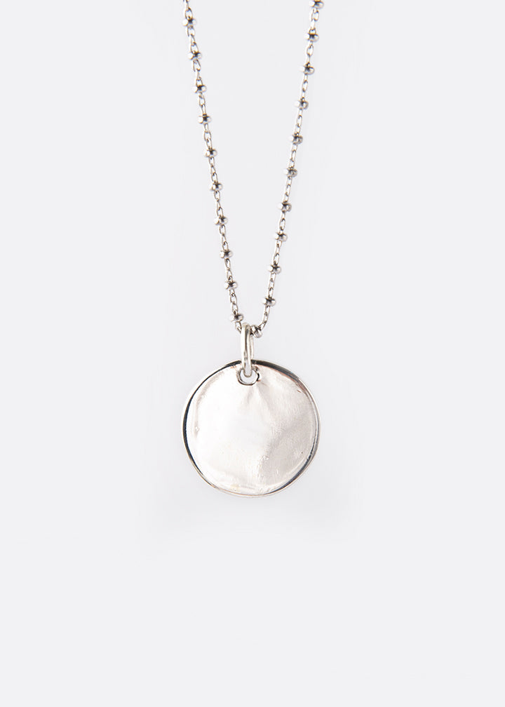Collana medaglia con incisione
