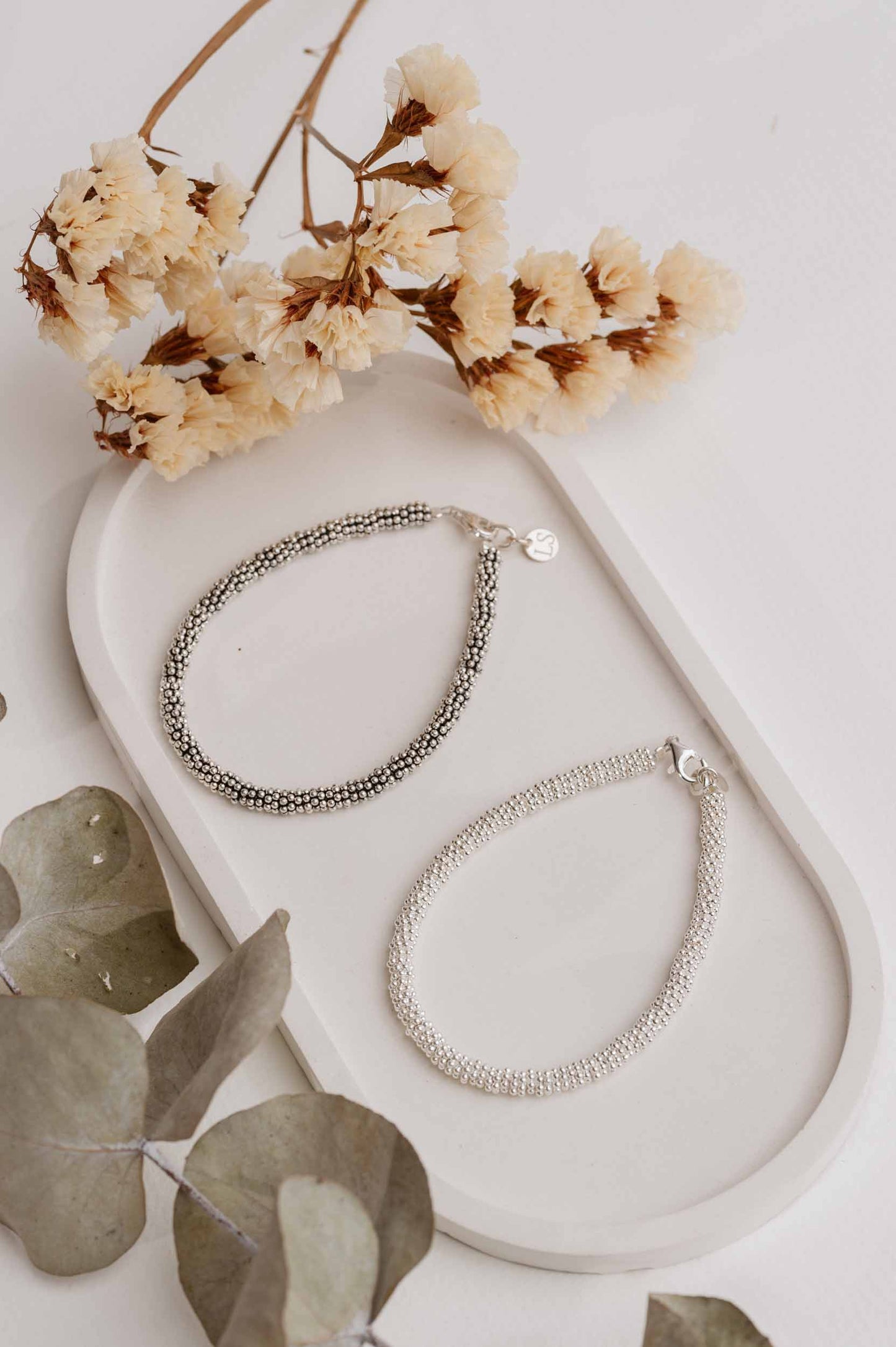 Bracciale argento rondelle