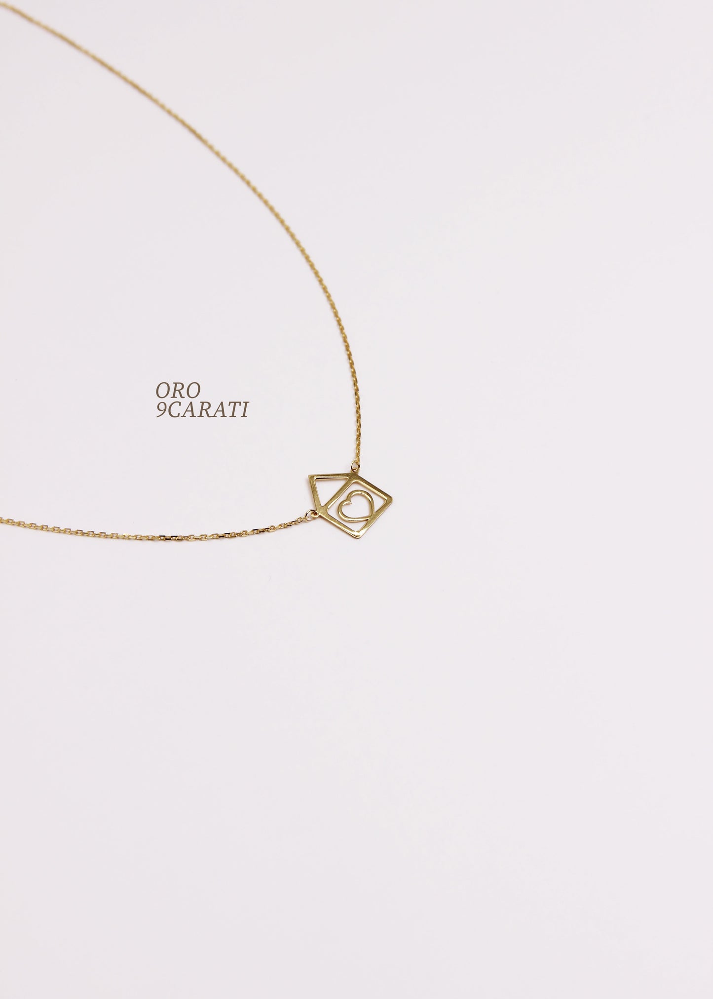 Collana Casetta oro 9kt