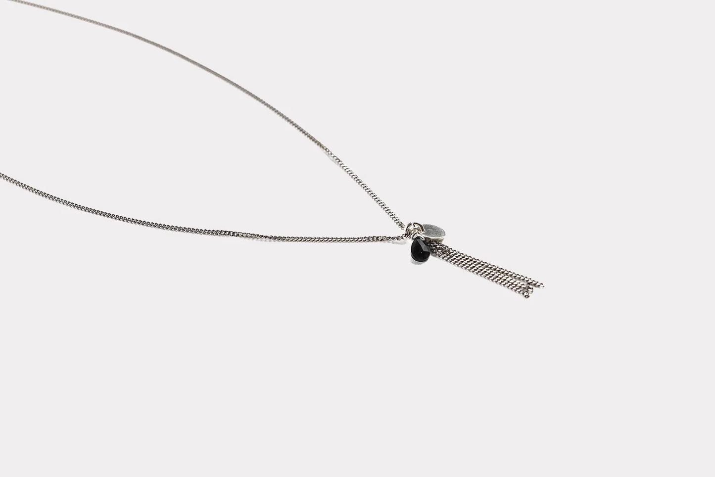 Collana girocollo argento con ciondolo in pietra dura