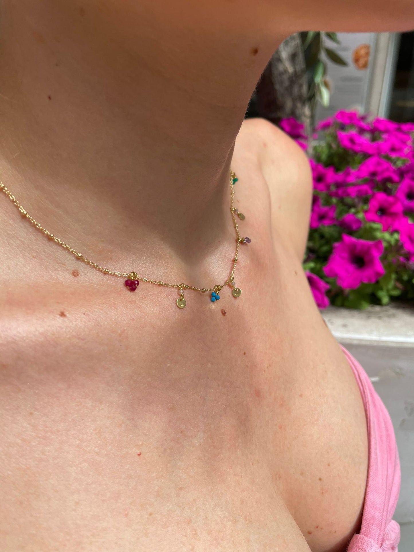 Collana in fiore