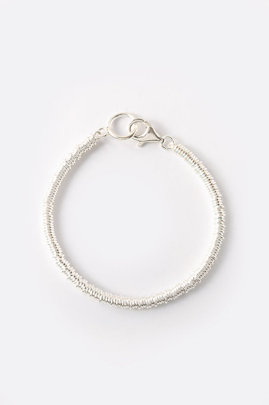 Bracciale argento anellini