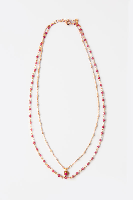 2 串项链 - 红宝石根