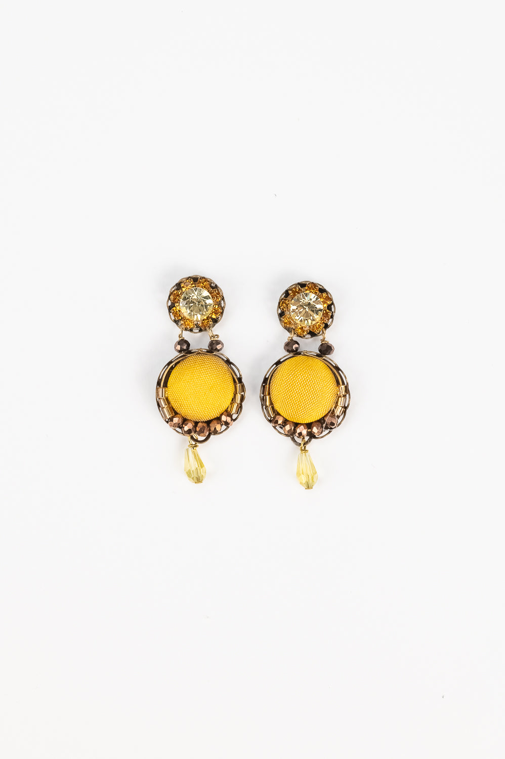 Orecchini Metropolitan - Mini Bombay giallo