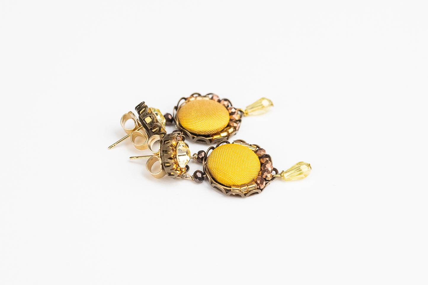Orecchini Metropolitan - Mini Bombay giallo