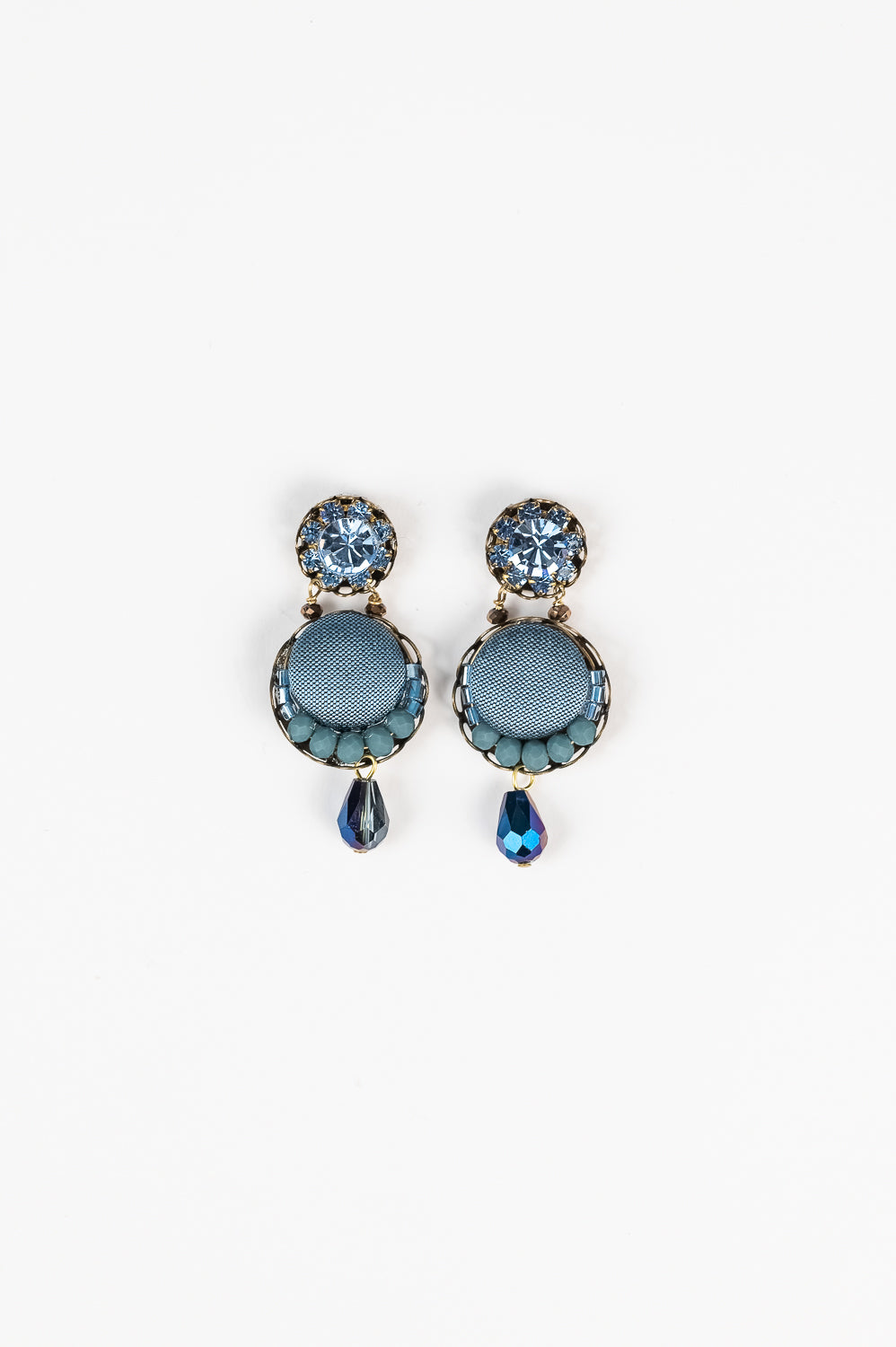 Orecchini Metropolitan - Mini Bombay azzurro