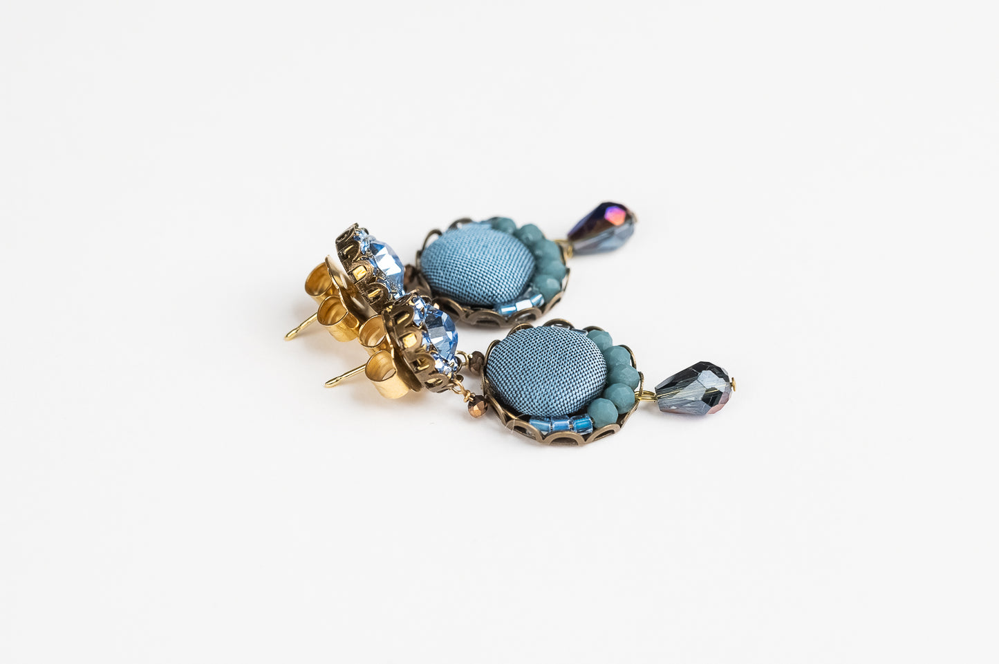 Orecchini Metropolitan - Mini Bombay azzurro