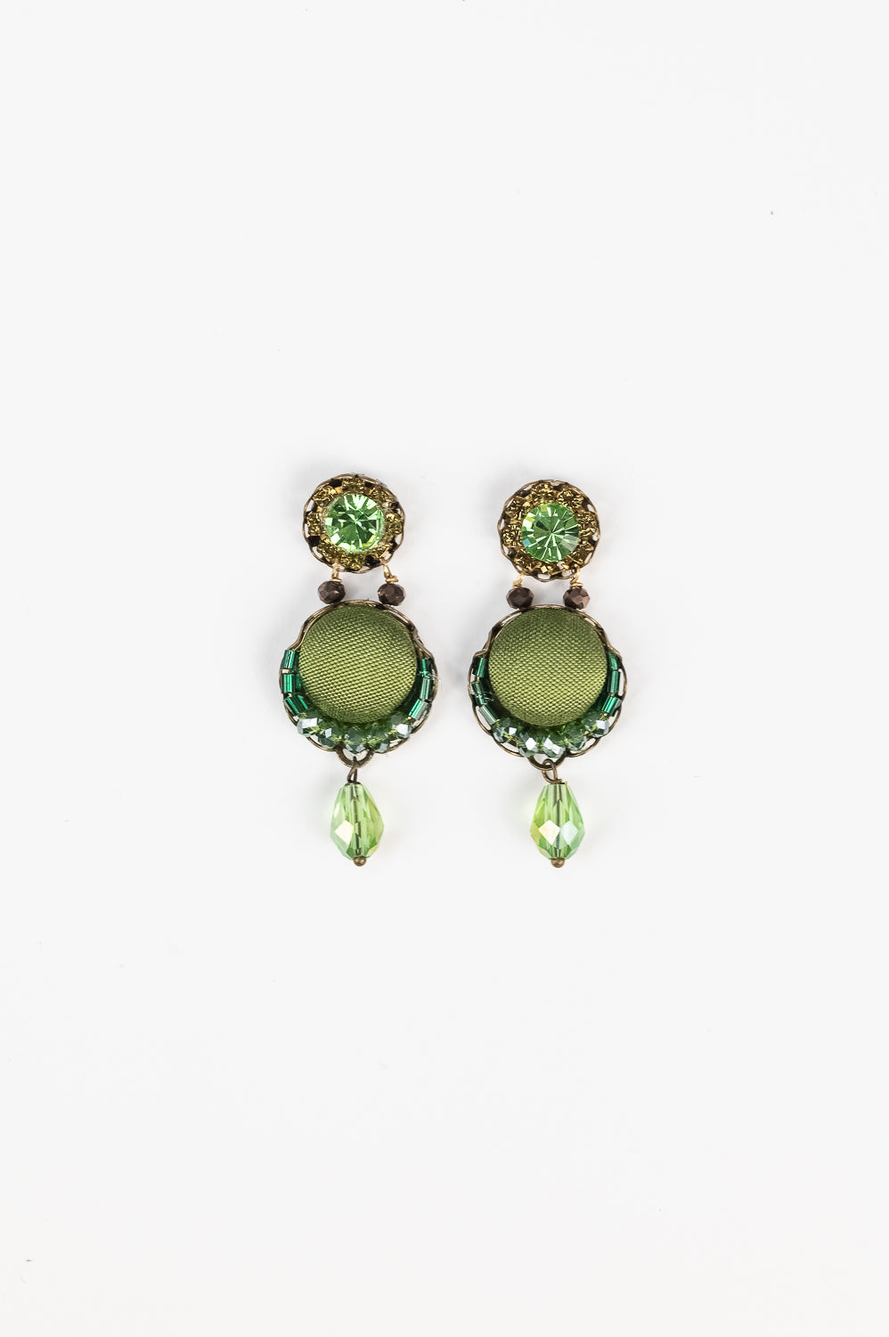 Orecchini Metropolitan - Mini Bombay verde