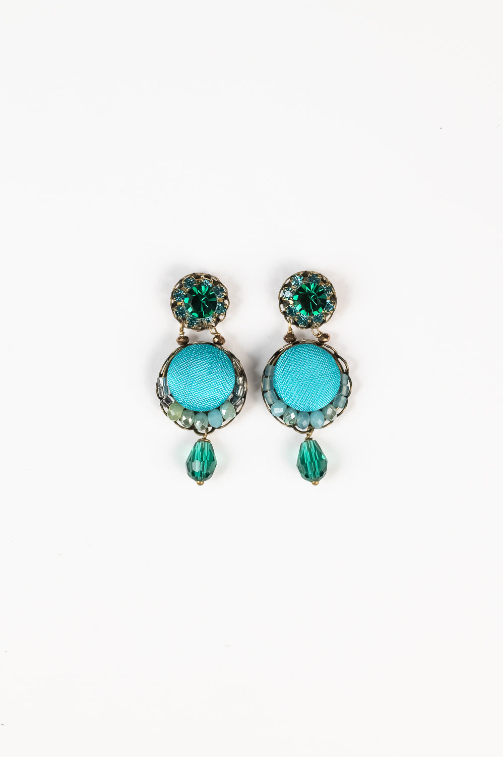 Orecchini Metropolitan - Mini Bombay verde acqua