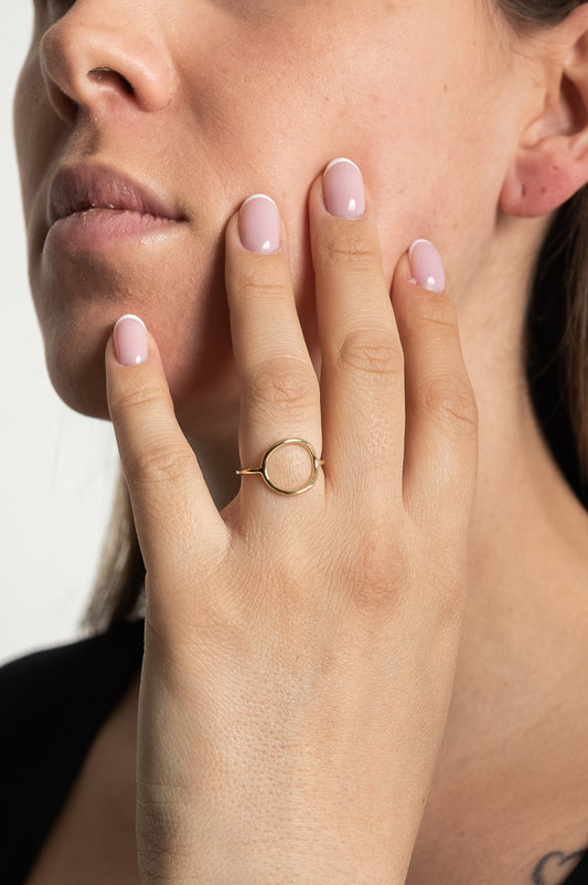 Anello oro cerchio