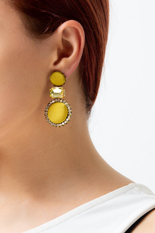 Orecchino Metropolitan - Milano giallo cedro