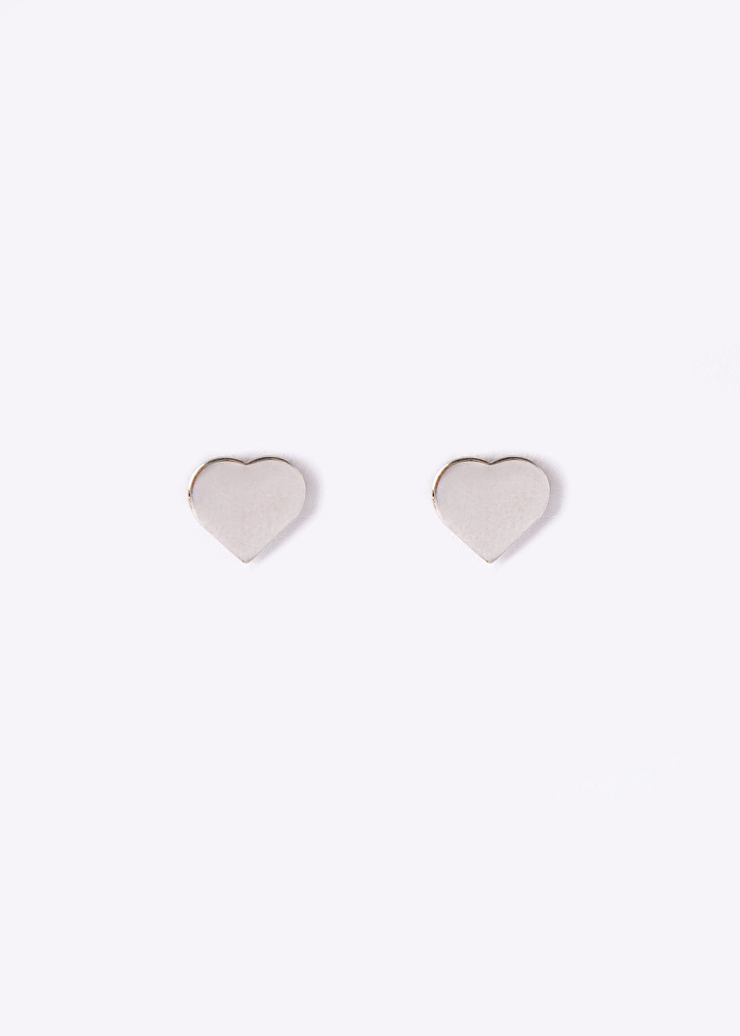 Orecchino lobo argento cuore