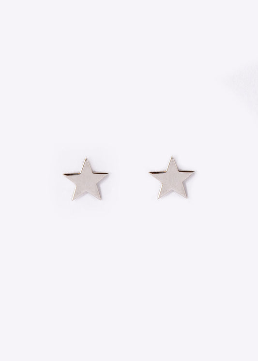Orecchino lobo argento stella