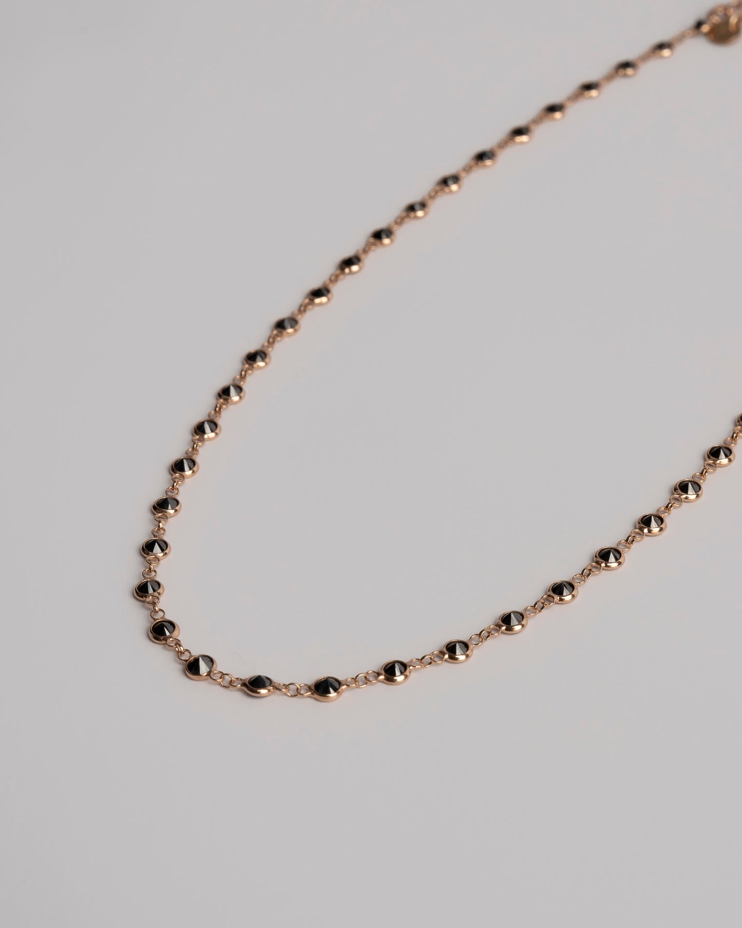 Collana in argento e zirconi
