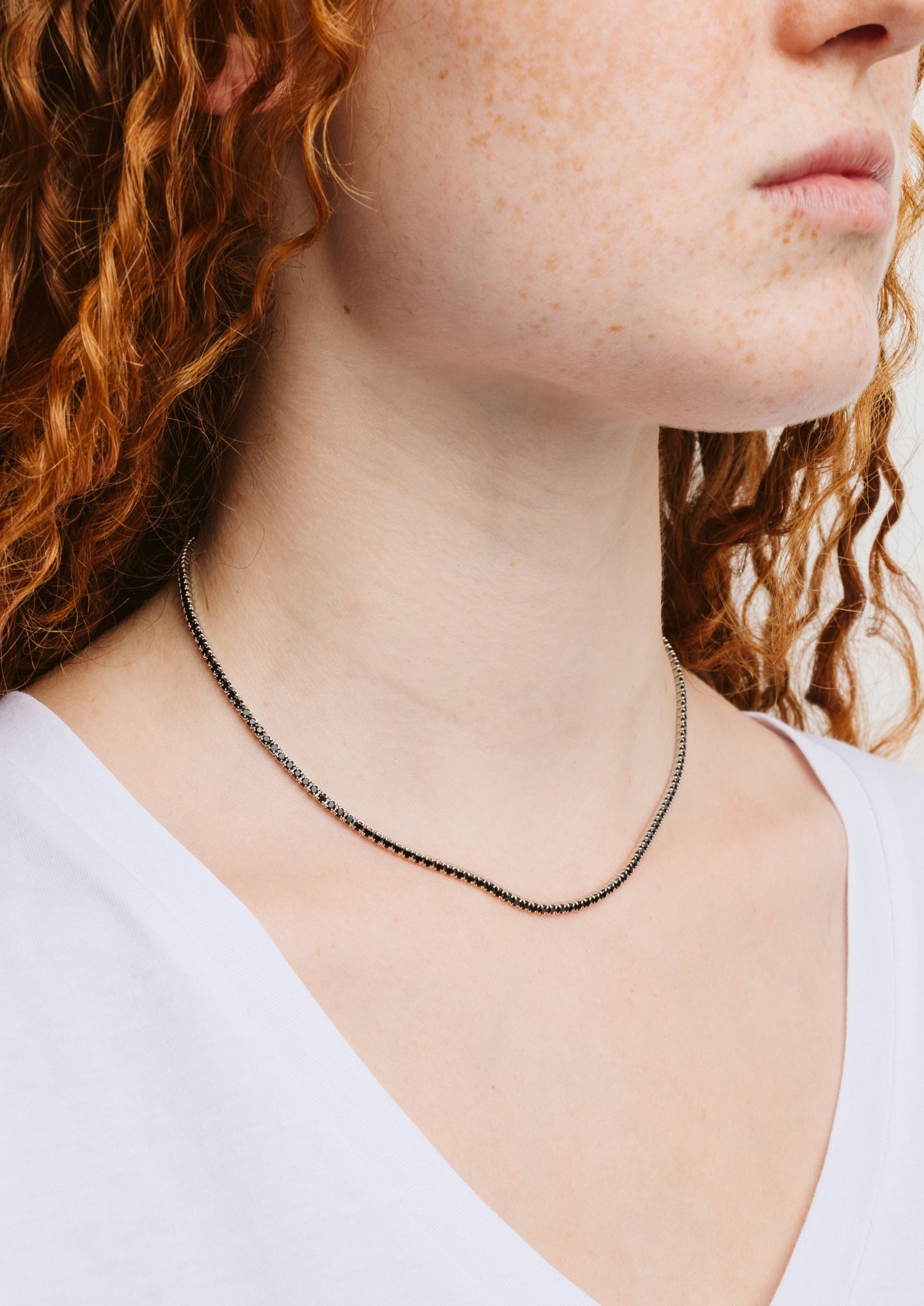 Collana argento tennis