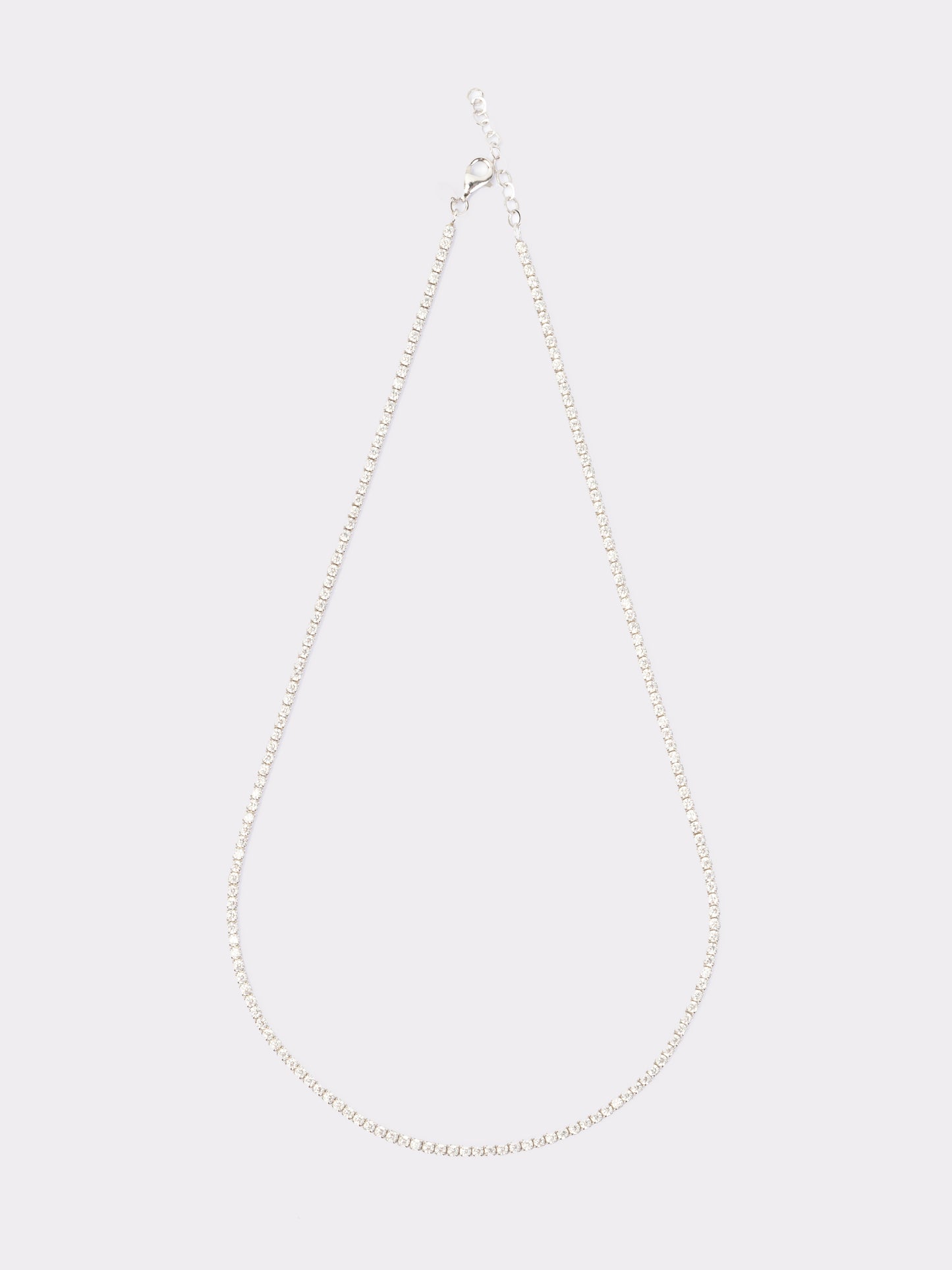 Collana argento tennis