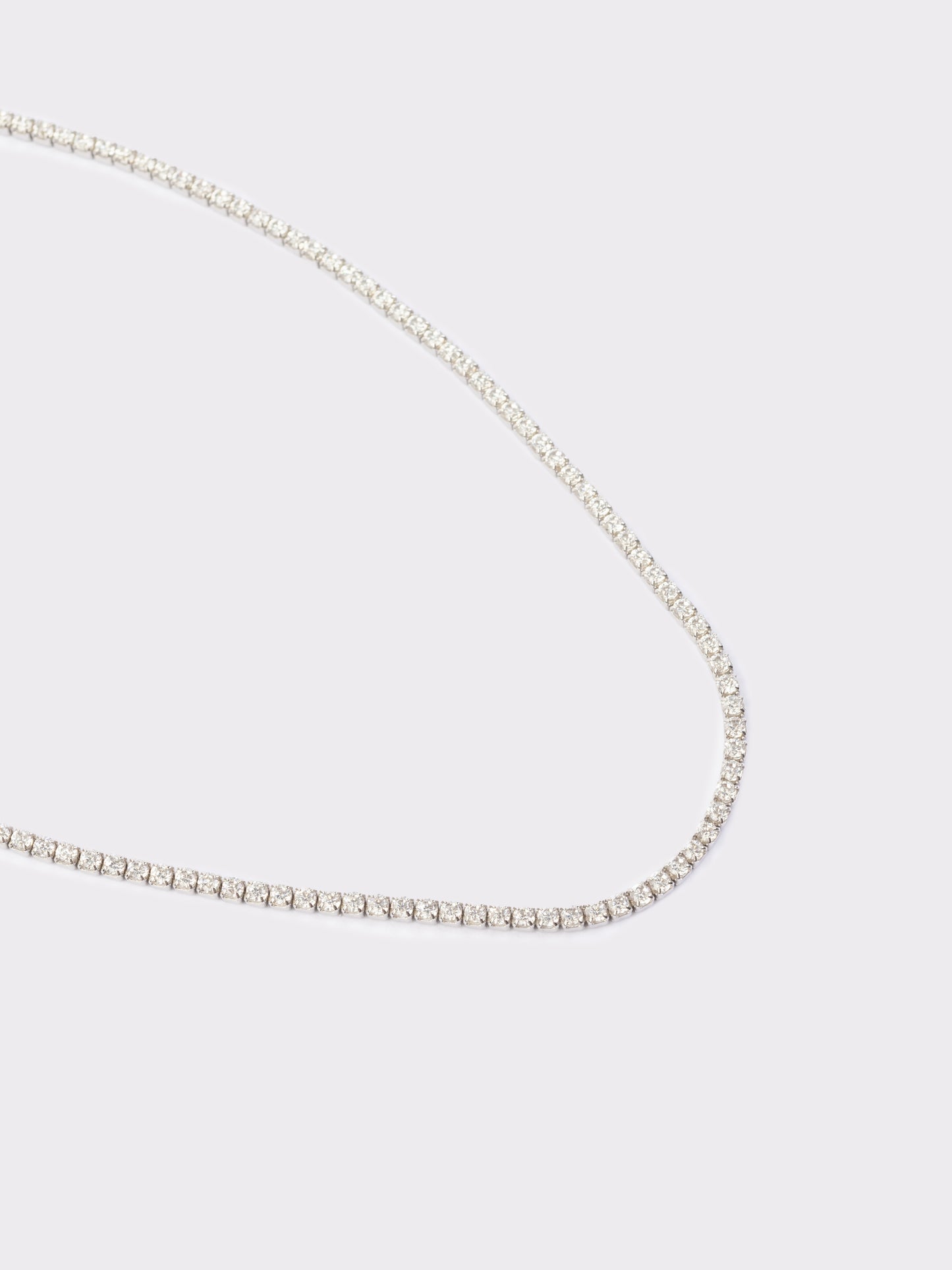 Collana argento tennis