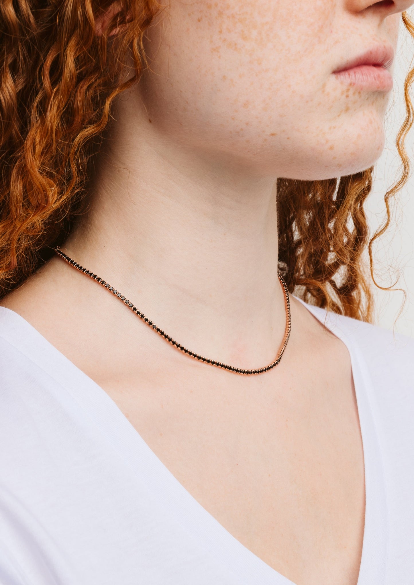 Collana argento tennis