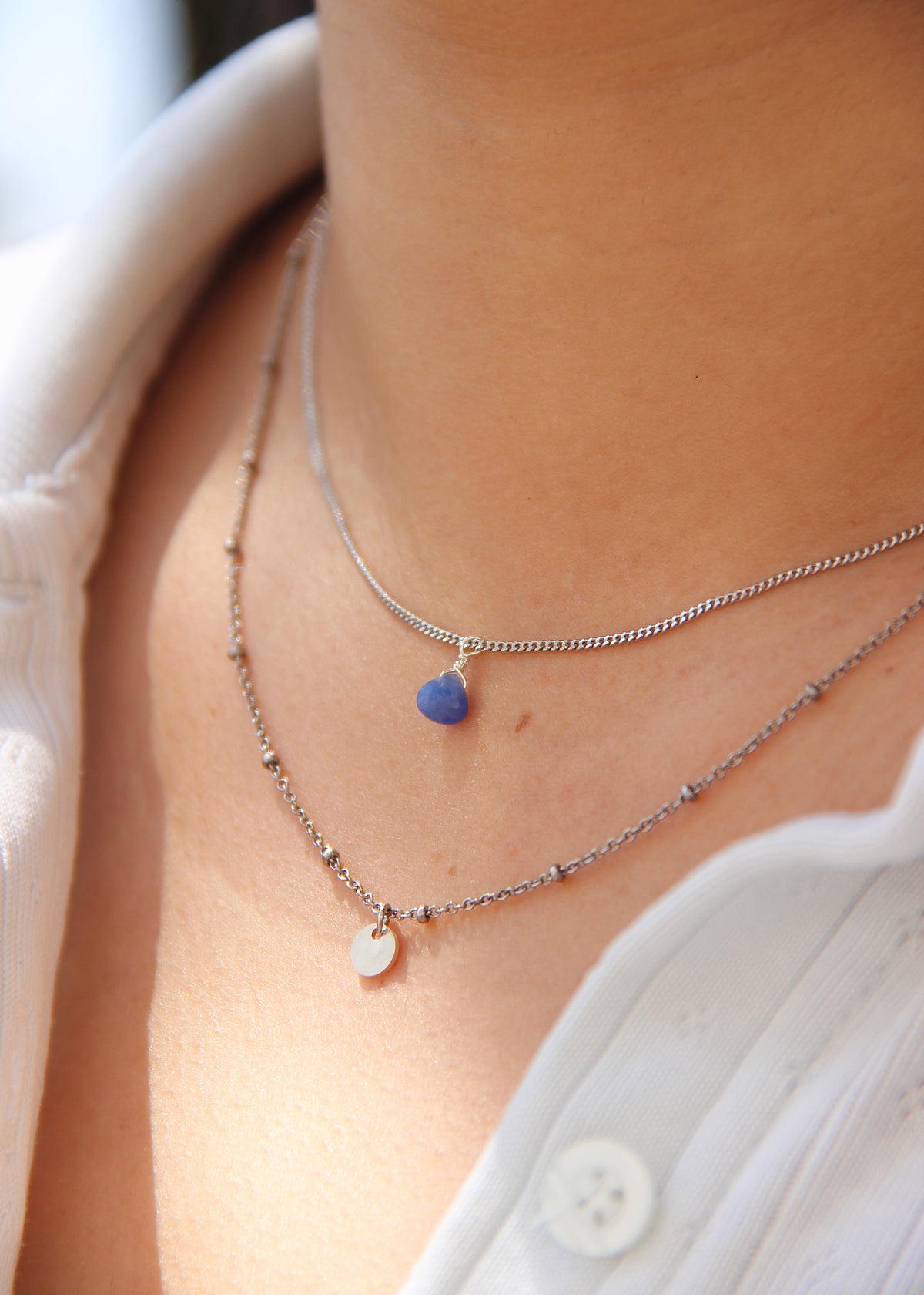 Happiness Boutique Collana Multifilo Color Argento | Delicata Collana Doppia Catenina Bijoux Acciaio Inossidabile : Happiness Boutique Happiness Boutique Collana Multifilo Color Argento | Delicata Collana Doppia Catenina Bijoux Acciaio Inossidabile : Happiness Boutique