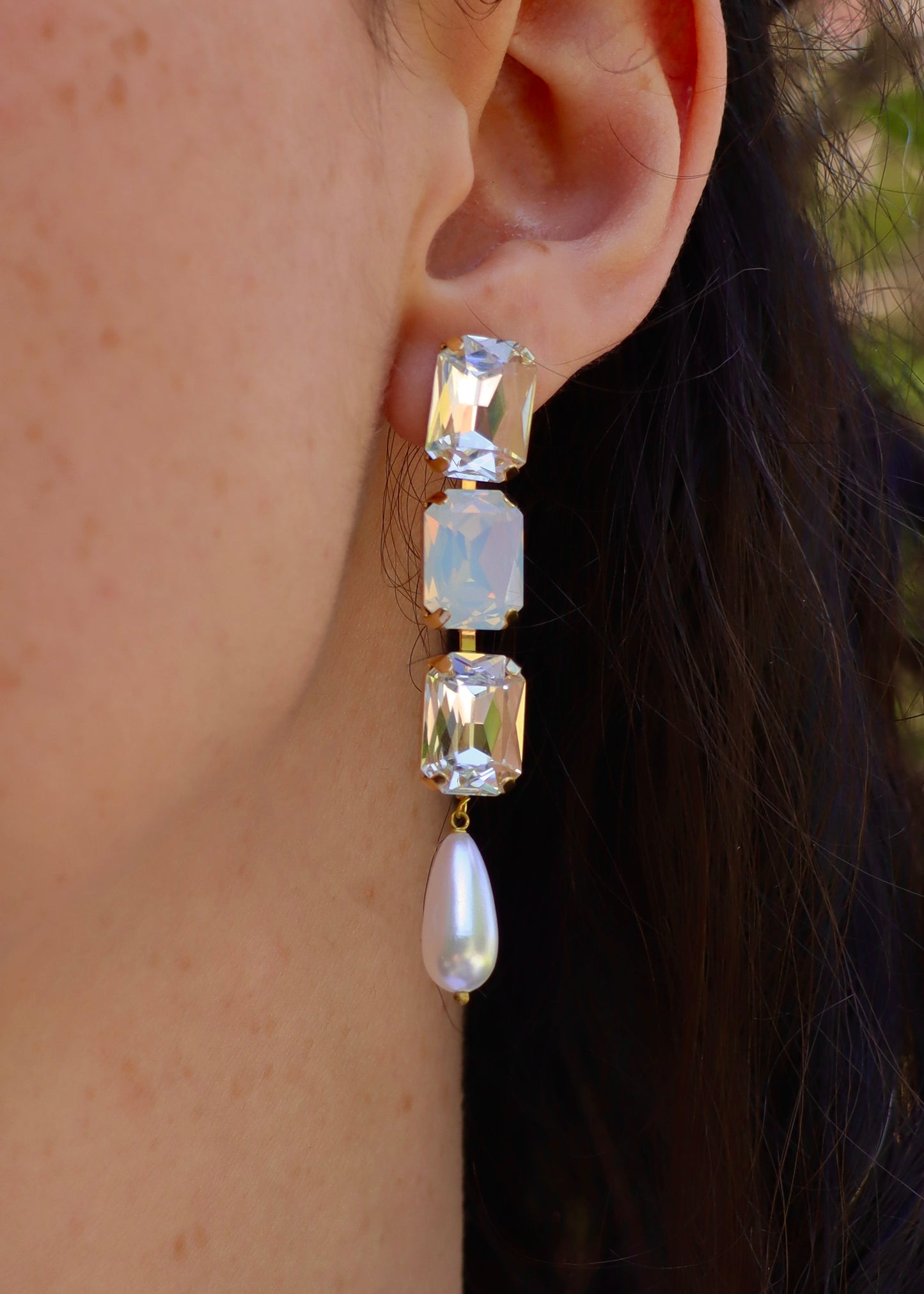 Cremino Confetti Earrings - crystal