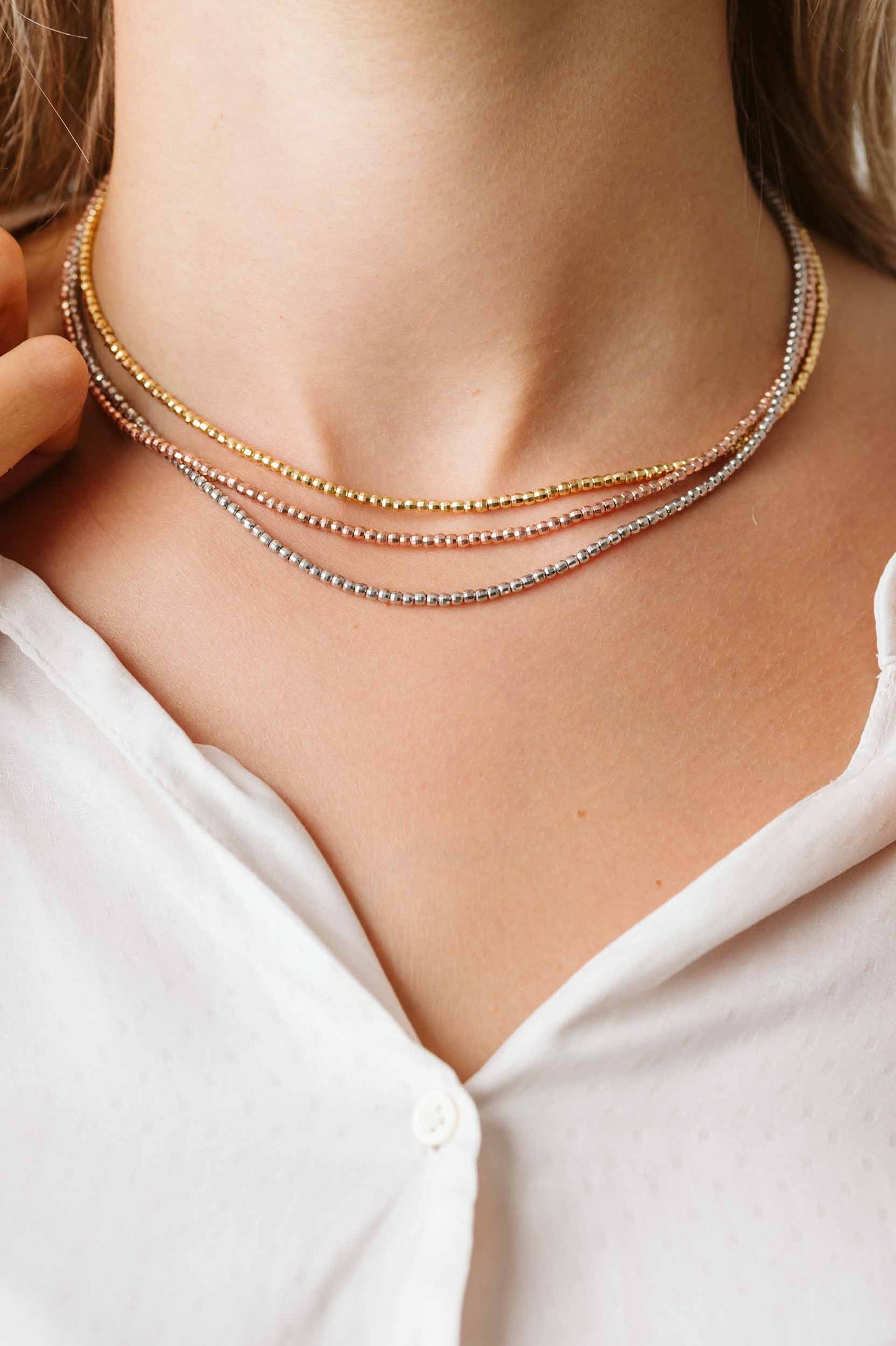 Collana argento Shine