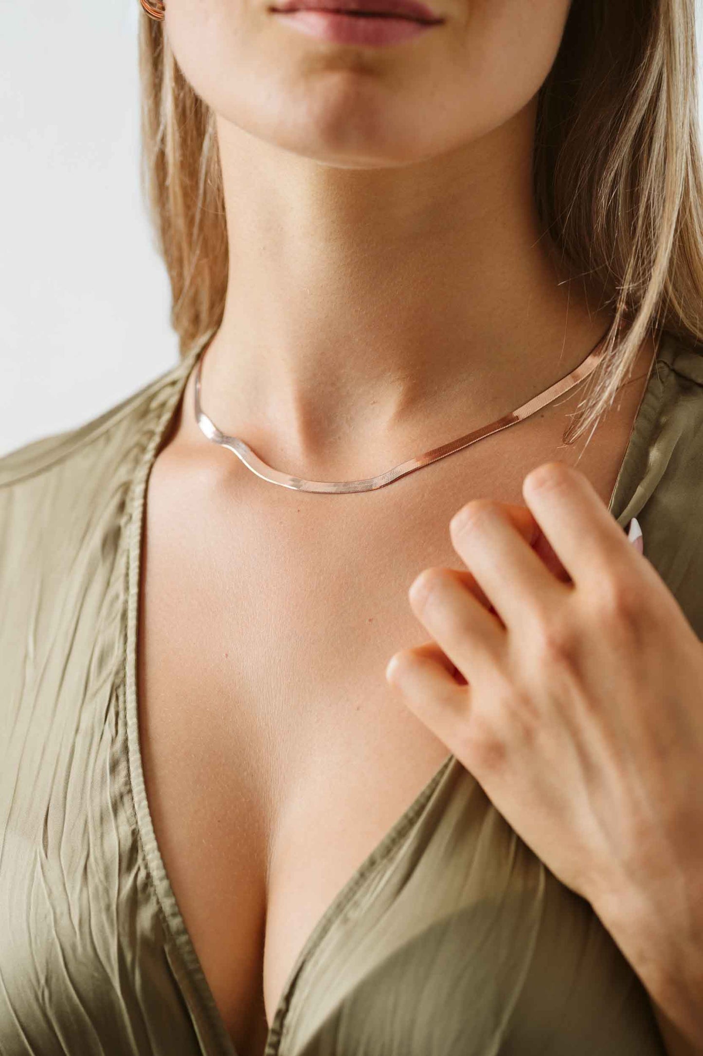 Collana Snake argento