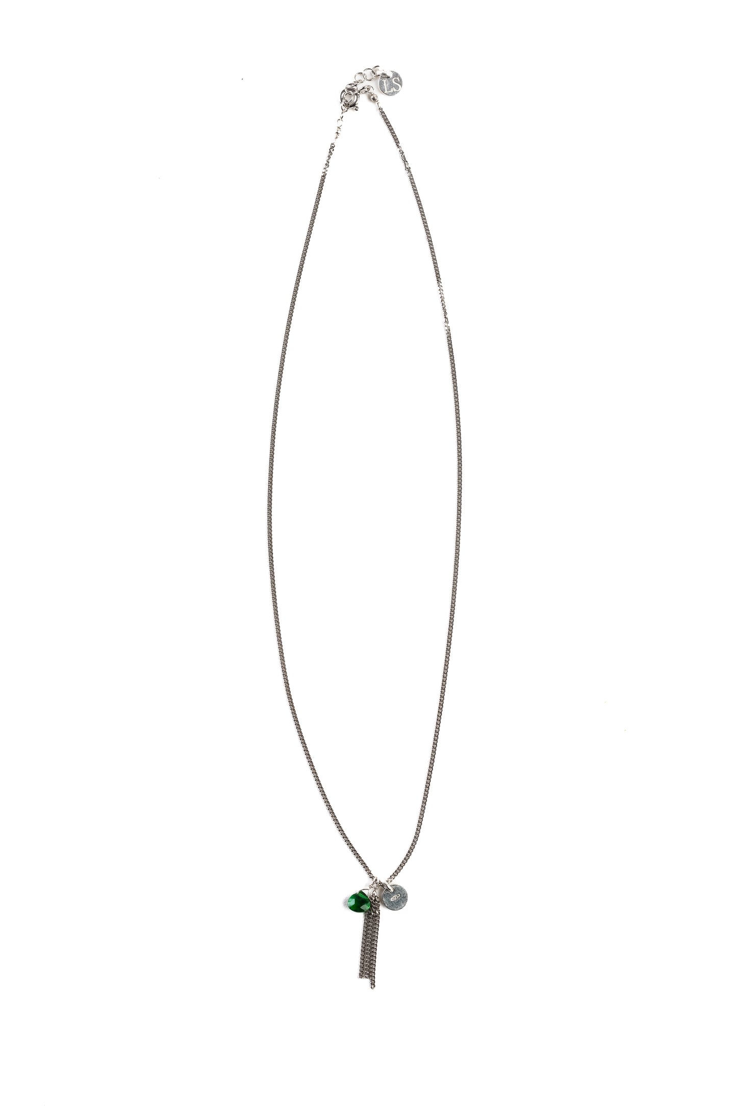 Collana girocollo argento con ciondolo in pietra dura
