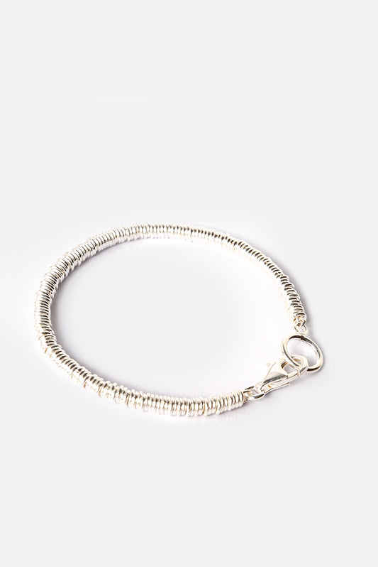 Bracciale argento anellini