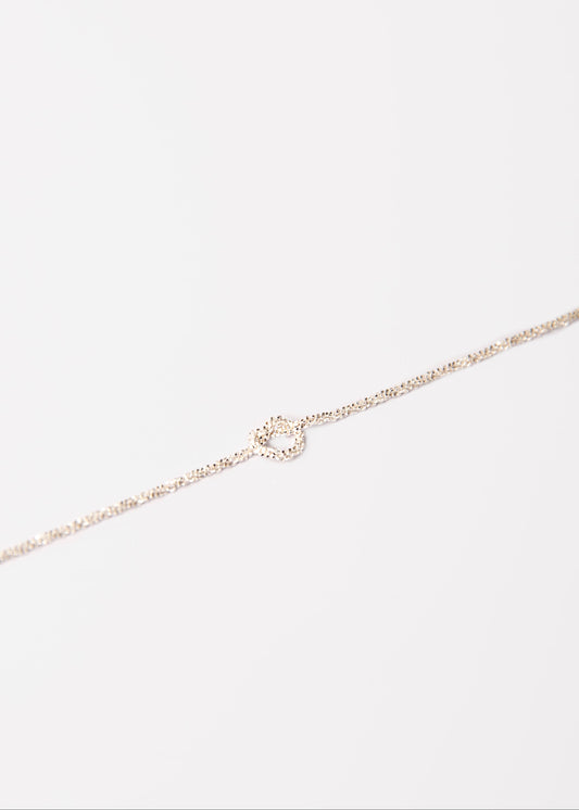 Bracciale argento nodo morbido