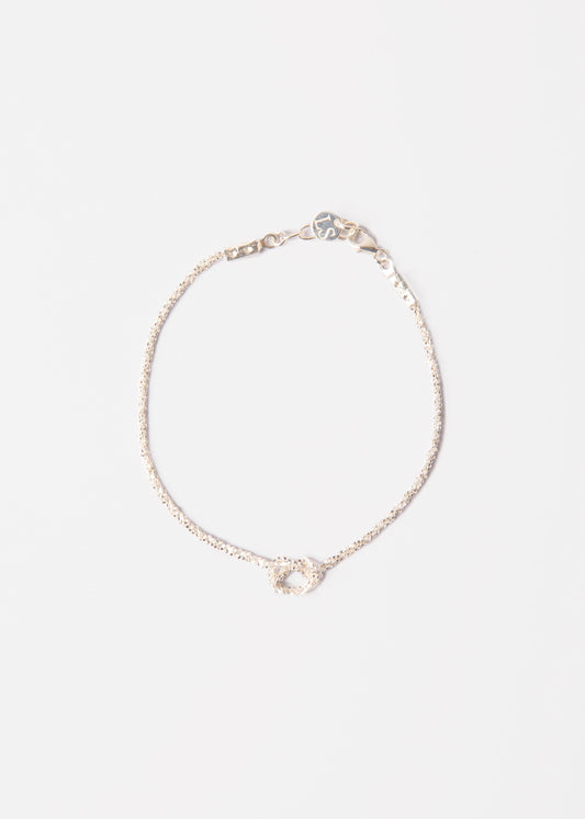Bracciale argento nodo morbido