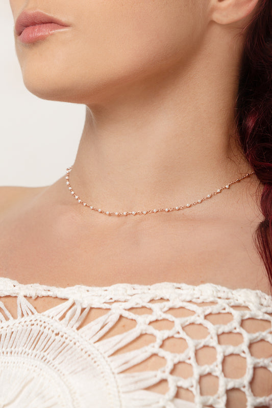 Collana rosario - perle
