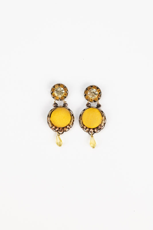 Orecchini Metropolitan - Mini Bombay giallo