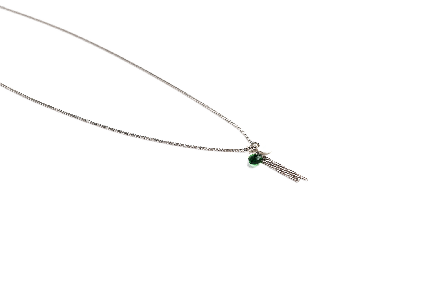 Collana girocollo argento con ciondolo in pietra dura