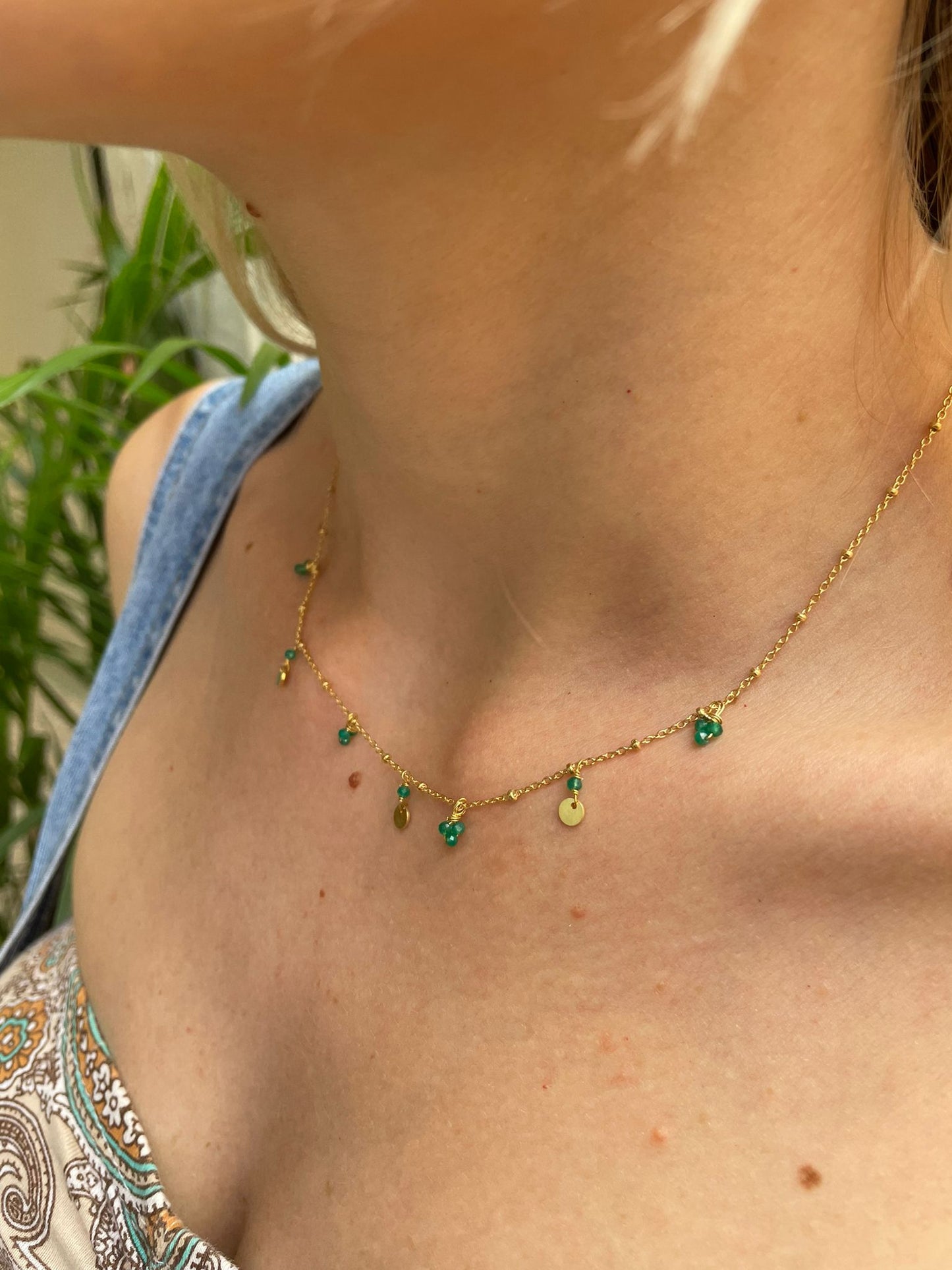 Collana in fiore