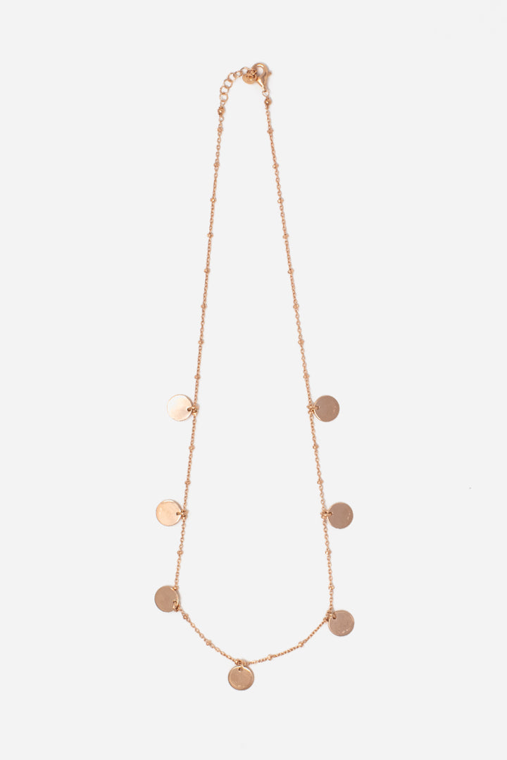 Collana medagliette tonde