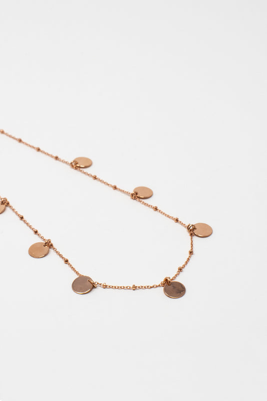 Collana medagliette tonde